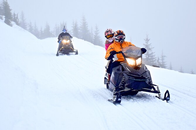2 Hour Wilderness Adventure Snowmobile Tour in Whistler - Arriving at Blackcomb Snowmobile Base