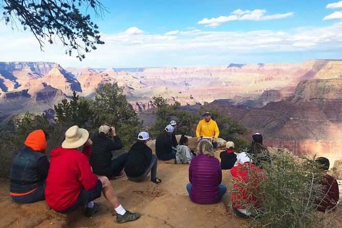 4-Hour Biblical Creation + Sunset Tour • Grand Canyon National Park South Rim - Moran Point turns the afternoon toward sunset