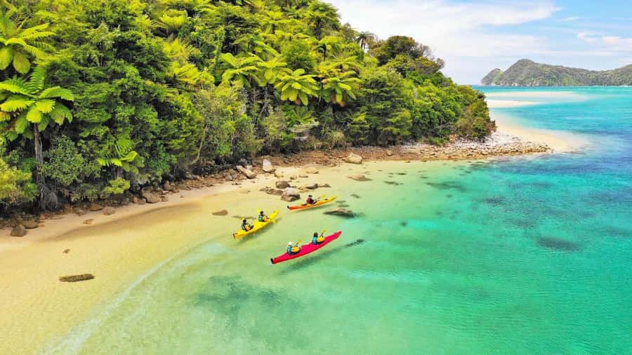 Abel Tasman National Park: Cruise, Kayak, & Hike Tour - Observation Beach And The Kayak Briefing