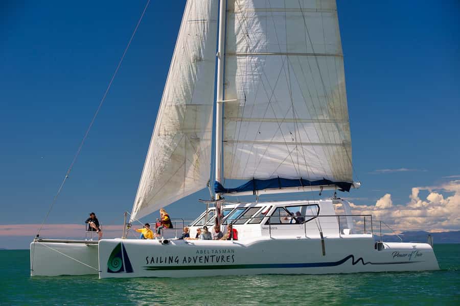 Abel Tasman National Park: Cruise, Walk & Sailing Tour - Sailing from Anchorage at 1:30pm