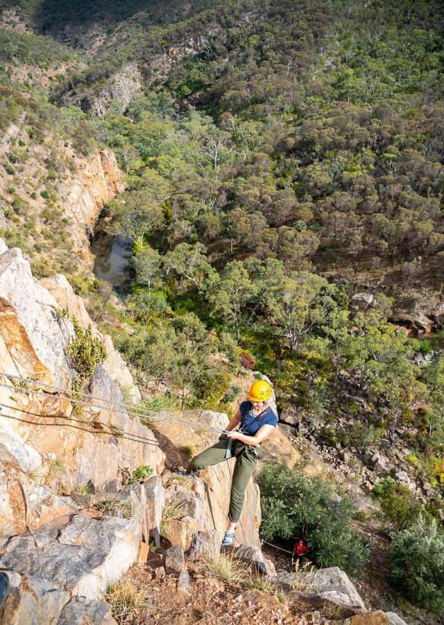 Adelaide: Rock Climb and Abseil Onkaparinga National Park - Reaching the Onkaparinga climbing area