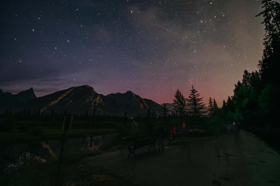 Banff: Guided Sunset and Stargazing Tour - When the Headlamps Come On