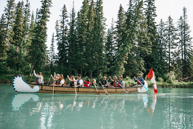 Banff National Park Big Canoe Tour - Paddling Up the Bow River