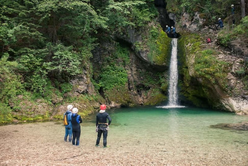 Bled: Triglav National Park Canyoning Adventure with Photos - Two hours of slides, jumps, and abseiling