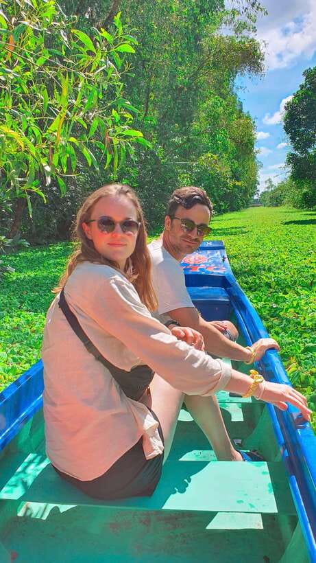 Can Tho: Floating Market & Lung Ngoc Hoang Nature Reserve - The noodle house and the craft of making noodles