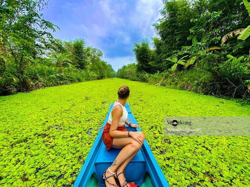 Can Tho: Lung Ngoc Hoang Nature Reserve & Forest Tour - The boat ride through the wetland forest