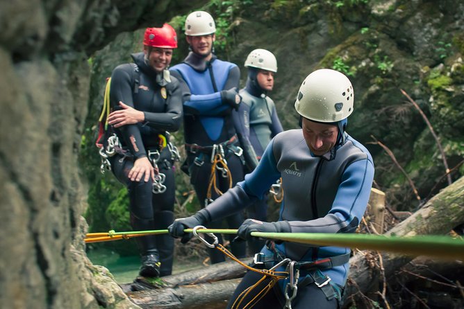 Canyoning Bled Slovenia Triglav National Park Tour with Photos - Abseiling, jumping, swimming, and sliding