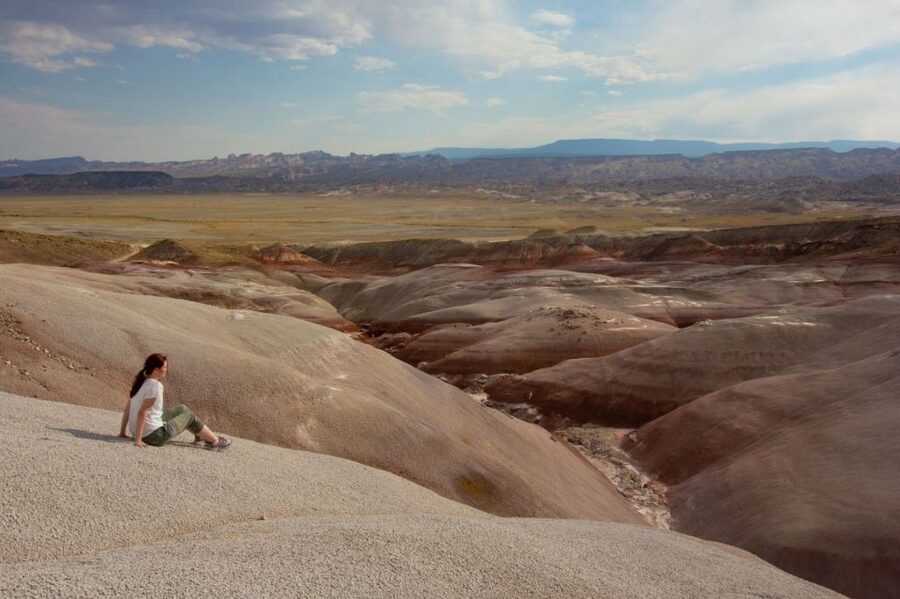 Capitol Reef National Park: Cathedral Valley Day Trip - Gypsum Sinkhole and the road to the temples