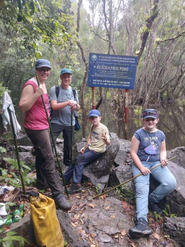 Cat Ba National Park Full Day Guide Tour Trekking & Kayaking - Frog Pond and the unusual Va Nuoc trees
