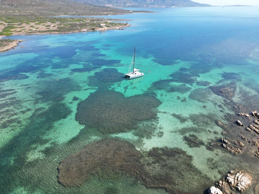 Catamaran tour Asinara island national park Buriana Charter - Swimming and Snorkeling in the Park’s Bays