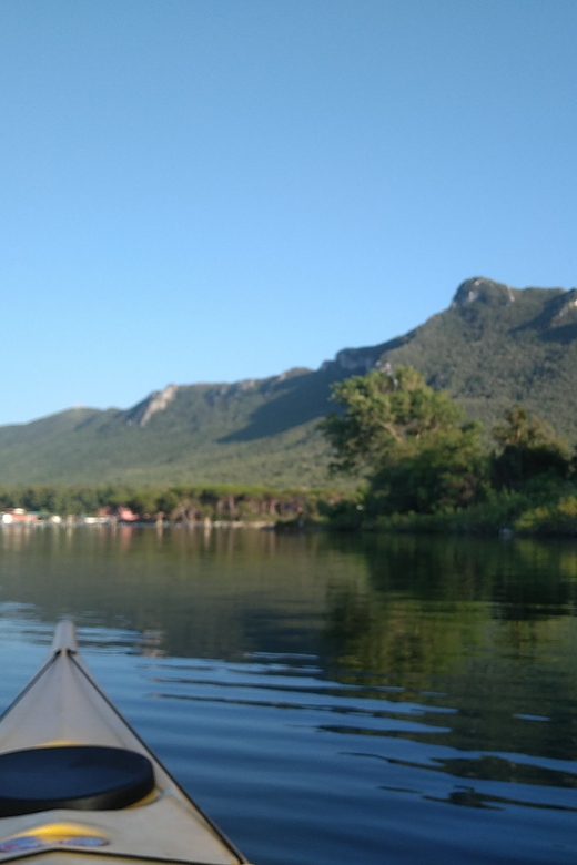 Circeo National Park:Guided kayak tour on the Lake Sabaudia - The 105-minute paddle across Lake Paola