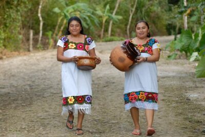 Coba Ruins, Punta Laguna Nature Reserve, Cenote and Mayan family