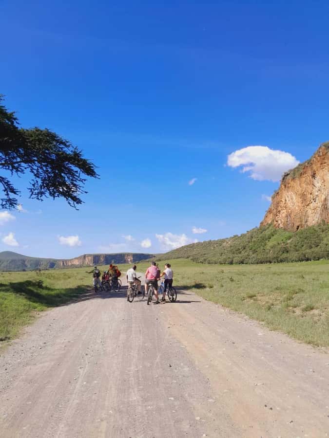 Daily Hell's gate National Park Ebike Cycling - Walking through Ol-Njorowa Gorge