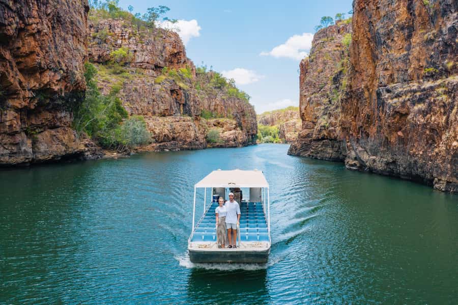 Darwin: Nitmiluk National Park Tour & Katherine Gorge Cruise - Edith Falls and the Leliyn swimming stop