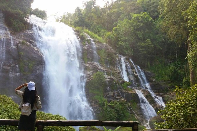 Doi Inthanon Waterfall and Royal Project Chiang Mai - The Twin Royal Stupas and their mountain gardens