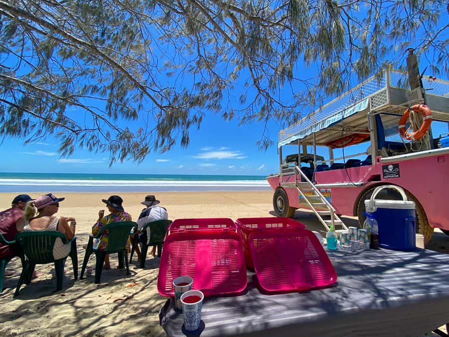 Eurimbula National Park Tour: Picnic on the Beach - Riding the LARC from Seventeen Seventy