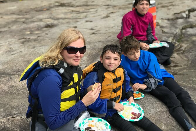 Family Rafting in the New River Gorge National Park - Swimming, rock play, and quiet stretches