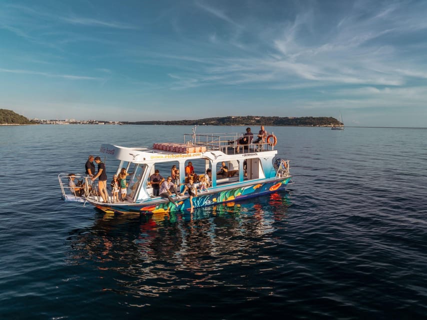 Fažana: Glass Boat Tour of Brijuni National Park - Kozada and the return to Fažana