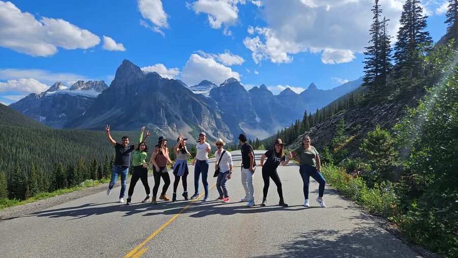 From Calgary/Canmore: Banff National Park Premium Day Trip - Bow Falls adds power after the calm lakes