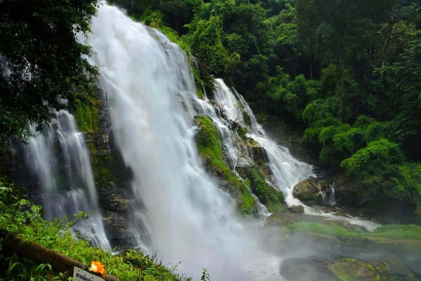 From Chiang Mai: Doi Inthanon National Park Day Trip - Wachirathan Waterfall’s full-force spray
