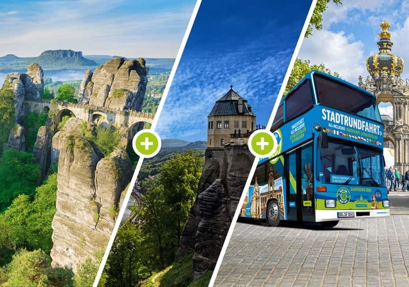 From Dresden: Saxon Switzerland National Park Full-Day Trip - Bastei Bridge and the sandstone cliffs