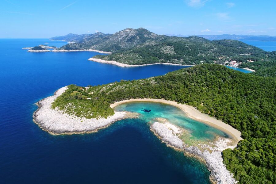 From Dubrovnik: Mljet National Park & Elaphiti Islands Trip - Mljet National Park and the two saltwater lakes