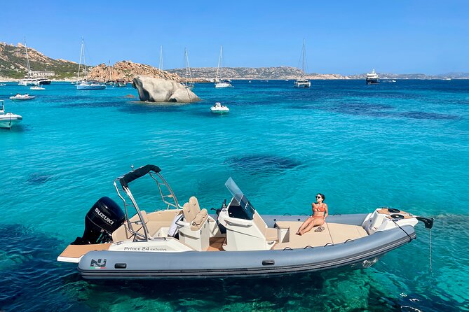 From Palau: Maddalena National Park Boat tour - Cala Corsara starts the swimming day