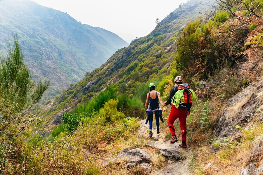 From Porto: Gerês National Park Canyoning Trip - What the canyoning route feels like