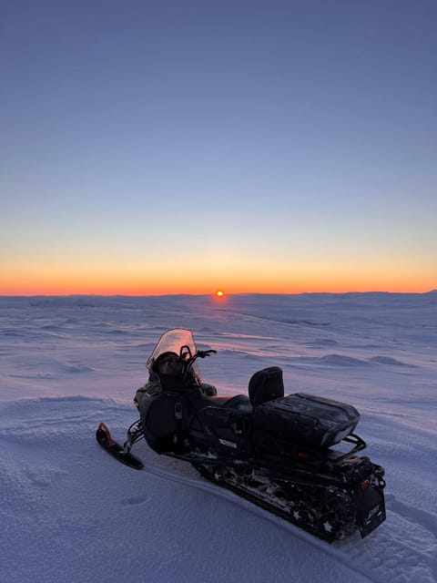 From Tromso: Arctic Wilderness Snowmobile Daytime Tour - Lyngskroa: changing into Arctic gear