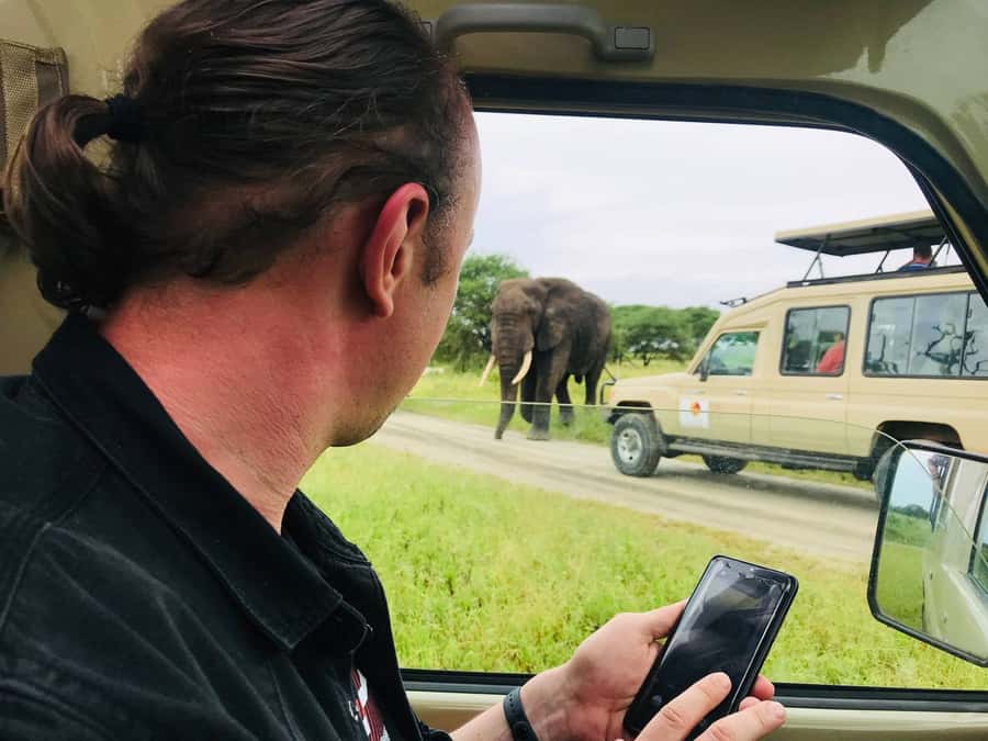 From Zanzibar: Nyerere National Park Game Drive with Lunch - Bush lunch on the savanna