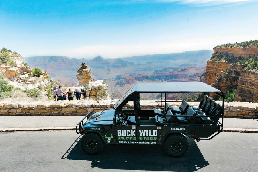Grand Canyon National Park: 2-Hour Small-Group Hummer Tour - First viewpoint: getting your bearings at the rim
