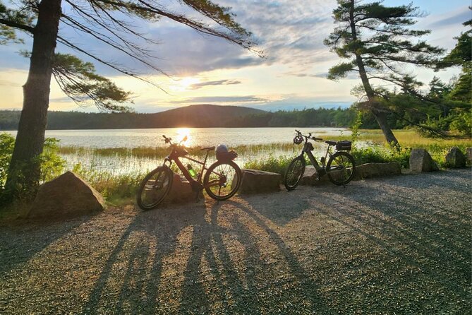 Guided Ebike Tour of Acadia National Park Carriage Roads - Jordan Pond, bridges, and the short Jordan Pond House break