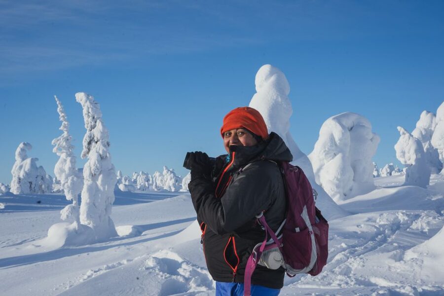 Hiking in Riisitunturi National Park with Photographer - Photography with Valeriia and the guide team