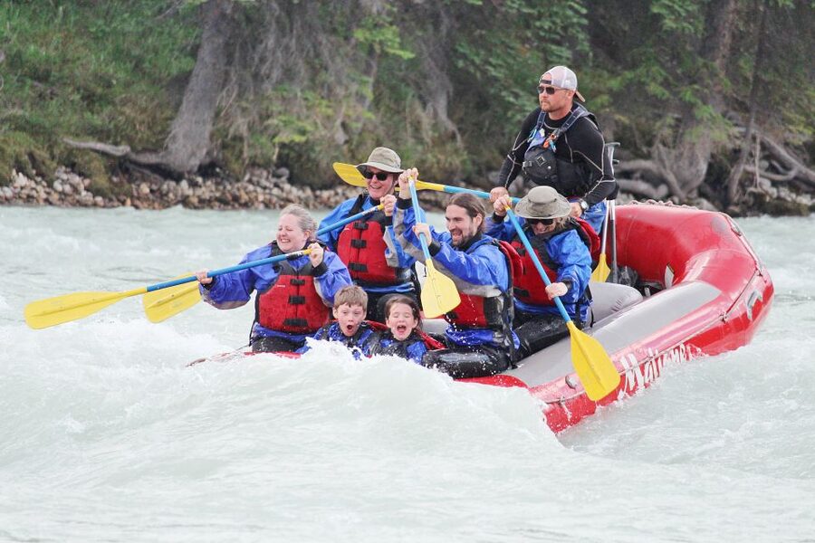 Jasper National Park Family Friendly Rafting Adventure - Mountain views and possible wildlife