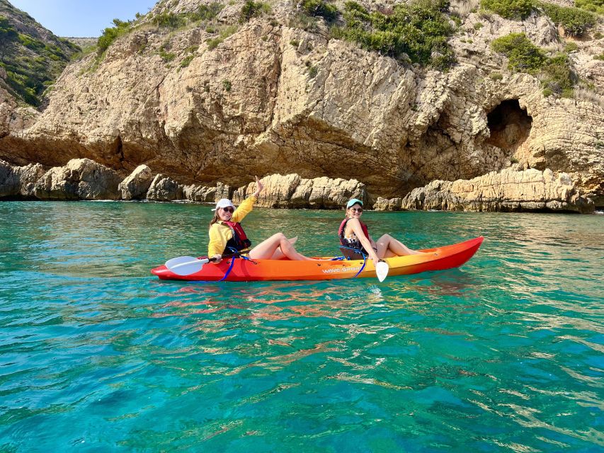 Jávea: Cala Tango and San Antonio Nature Reserve Kayak Tour - Illot de la Mona and the cave stop