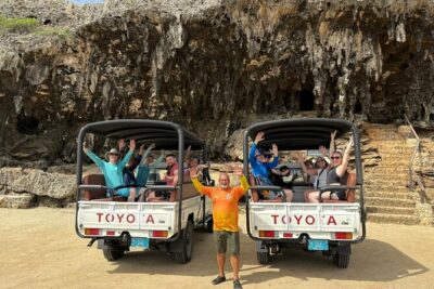 Jeep Tour Arikok National Park and Snorkeling at Baby Beach