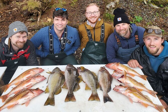 Ketchikan Alaska Fishing and Wilderness Dining - A small skiff and a big Tongass setting