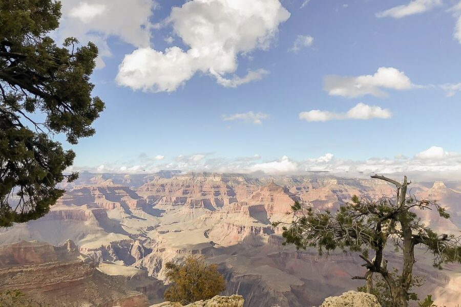 Las Vegas: Grand Canyon National Park South Rim Guided Tour - Mather Point: your first big canyon view