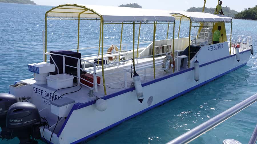 Mahe: St.Anne Marine National Park Reef Safari with Lunch - Lunch with Creole flavors and live guitar