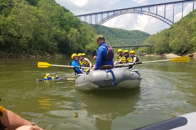 National Park Whitewater Rafting in New River Gorge WV - The lunch stop on the 9 AM departure