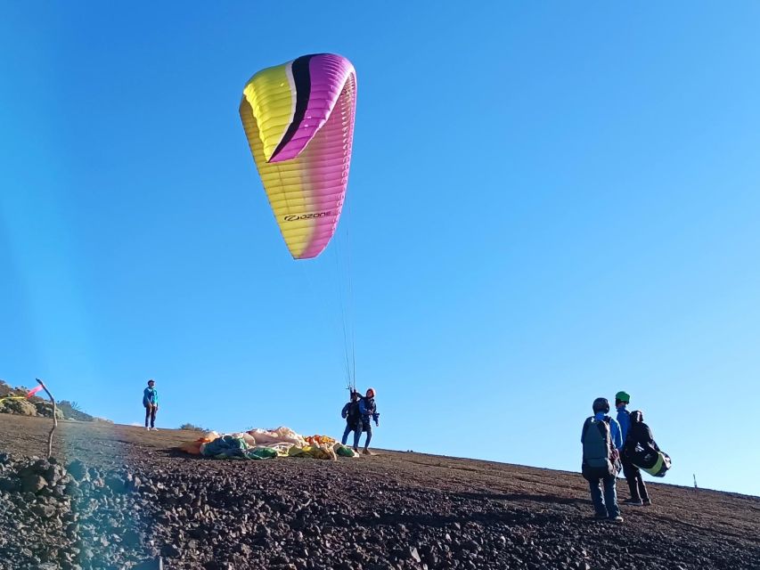 Paragliding from Puerto de la Cruz or Teide National park - What the $165 price includes