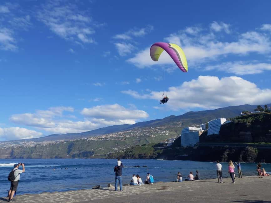 Paragliding from Puerto de la Cruz or Teide National park - Meeting at Martianez Adventures