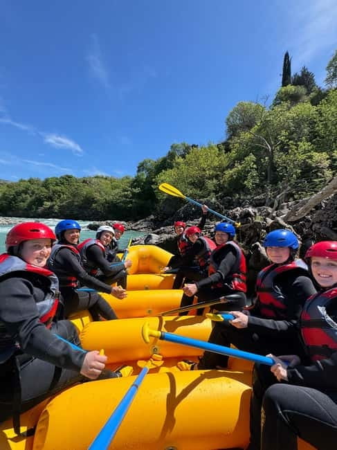 Permet: Vjosa River National Park Guided Rafting Tour - The midriver stop is more than a photo break
