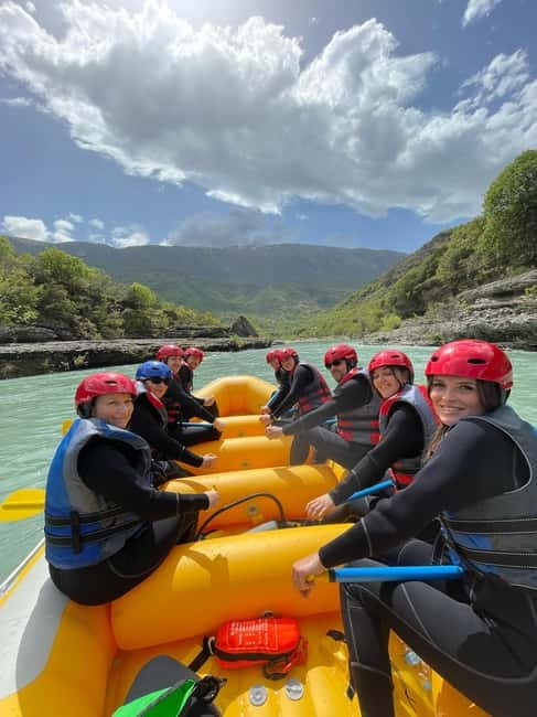 Permet: Vjosa River National Park Guided Rafting Tour - Photos and videos save you from risking your phone