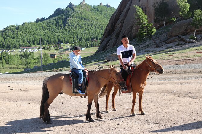Private Tour drive to Chinggis Khan Statue & Terelj National Park - Horse riding, camels, and eagle photographs