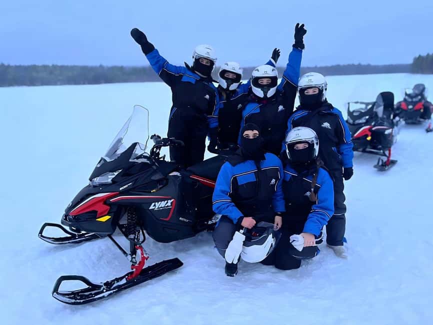 Rovaniemi: Guided Wilderness Snowmobile Safari & Barbeque - Meeting in central Rovaniemi, then heading into the quiet