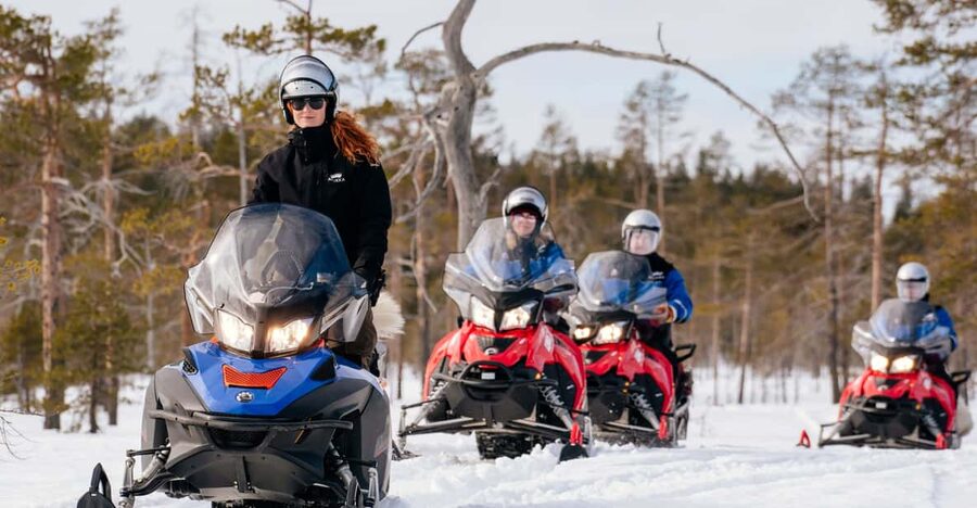 Rovaniemi: Snowmobile Safari into the Wilderness - From Rovaniemi to Apukka Resort