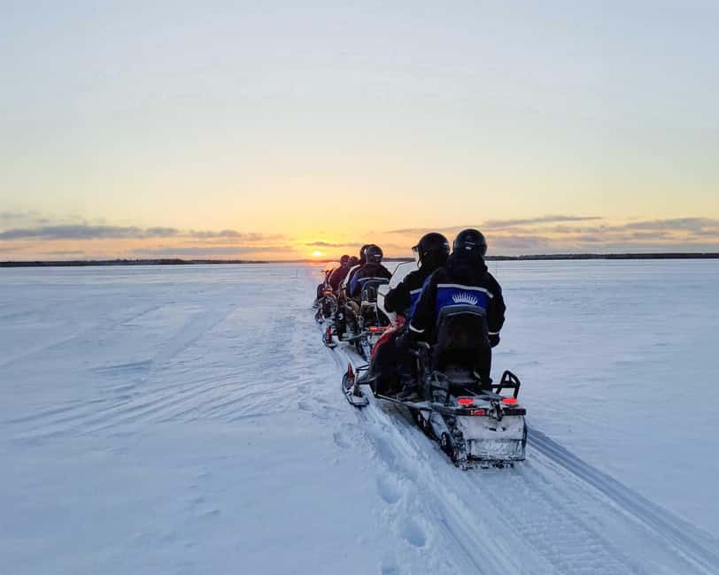 Rovaniemi: Snowmobile Safari into the Wilderness - Sharing one snowmobile with two adults