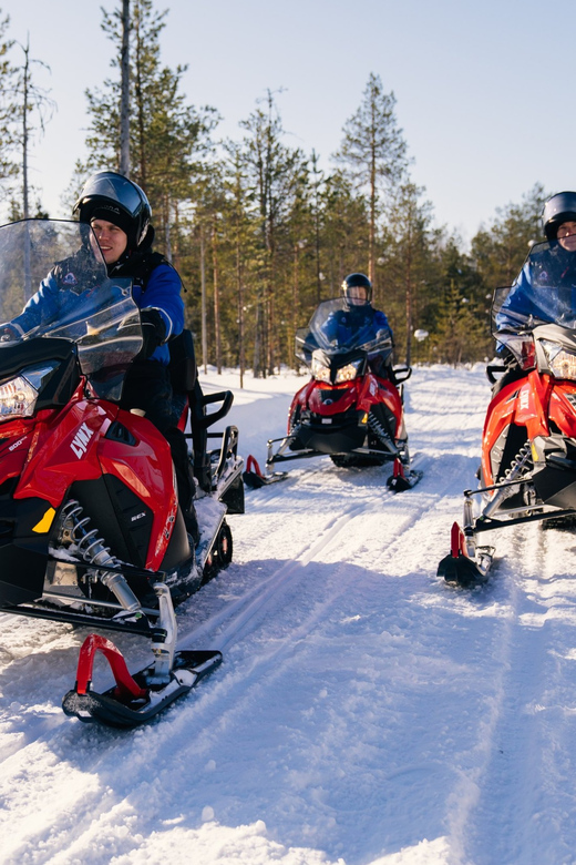Rovaniemi: Snowmobile Safari into the Wilderness - Who will enjoy this most?