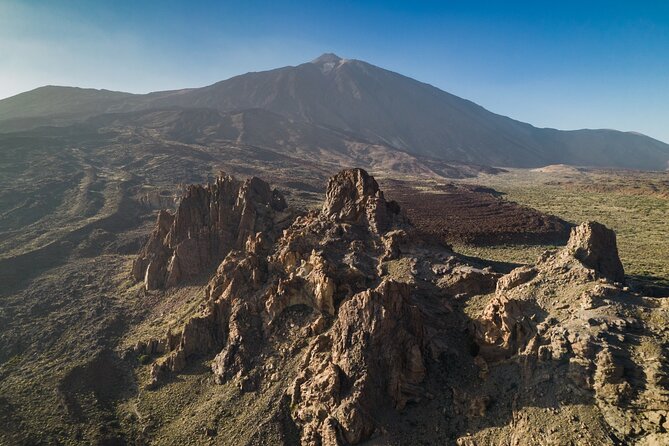 Small Group Teide National Park Volcanic and Forest Wonders - Pico Viejo adds height and volcanic force
